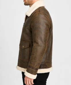 Mens B3 Flight Shearling Bomber Jacket