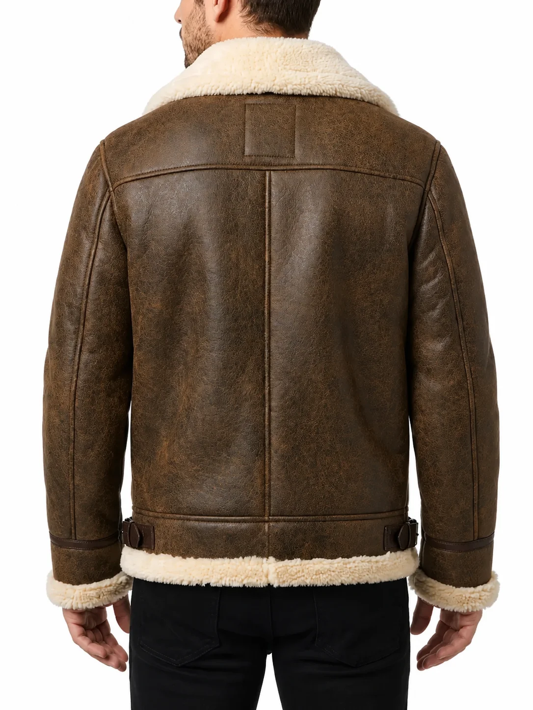Mens B3 Flight Shearling Bomber Jacket