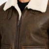 Mens B3 Flight Shearling Bomber Jacket