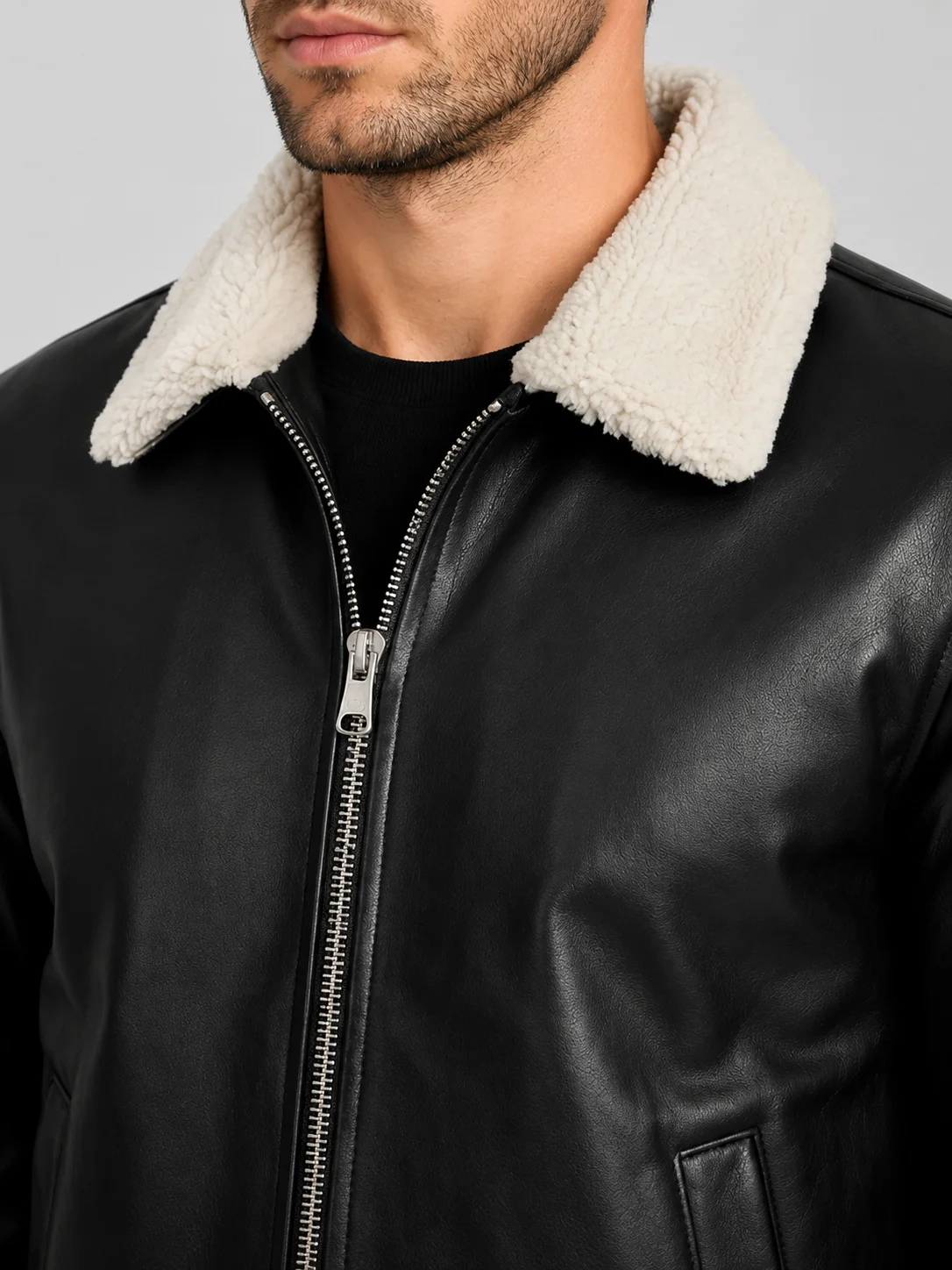 Ravion Shearling Leather Jacket