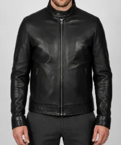 Classic Leather Simple Men Jacket