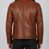 Golden Bear Brown Leather Jacket