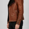 Golden Bear Brown Leather Jacket