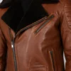 Golden Bear Brown Leather Jacket