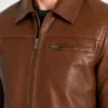 Johnny Brown Leather Jacket Men