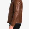 Johnny Brown Leather Jacket Men