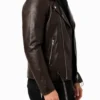 Vanguard Dark Brown Biker Jacket
