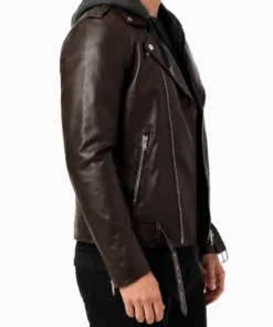 Vanguard Dark Brown Biker Jacket