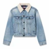 Adam Levine Denim Jacket With Corduroy Collar