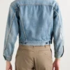 Adam Levine Denim Jacket With Corduroy Collar