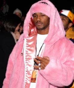 Cam Ron Pink Fur Coat