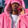 Cam Ron Pink Fur Coat