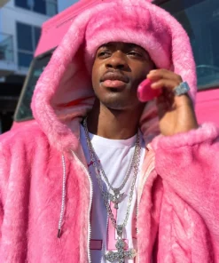 Cam Ron Pink Fur Coat