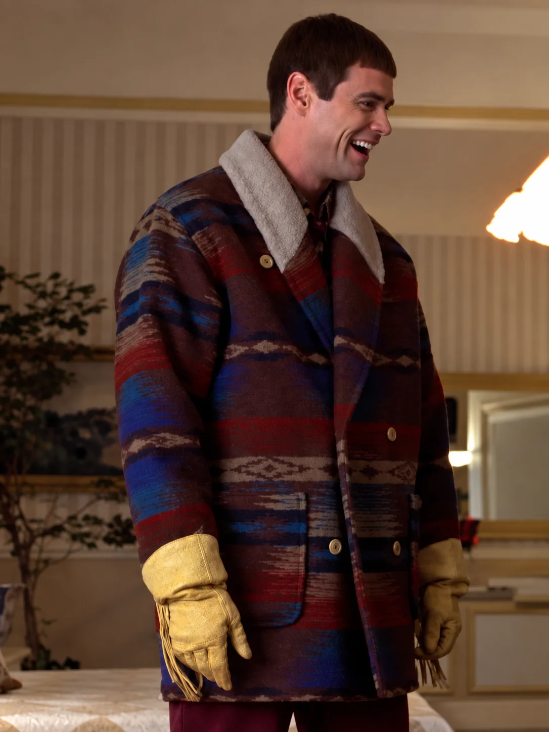 Dumb and Dumber Lloyd Christmas Cowboy Jacket