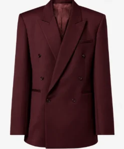 Inspired by The Voice S30 Queen Latifah Burgundy Suit