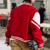 Justin Jefferson Soldier Field Red Jacket