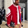Justin Jefferson Soldier Field Red Jacket