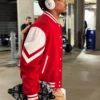 Justin Jefferson Soldier Field Red Jacket