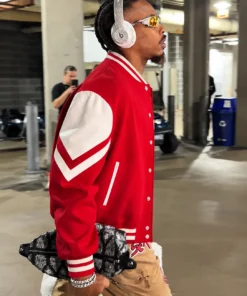 Justin Jefferson Soldier Field Red Jacket