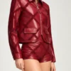 The View 2026 Joy Behar Red Leather Jacket
