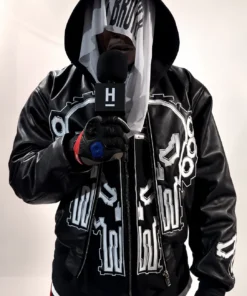 A$AP Rocky GR1M Design Leather Jacket