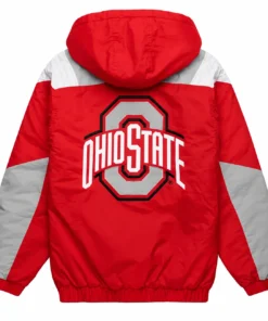 Inspired By Ohio State Red Pullover Jacket