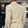 Jalen Hurts Cream Blazer