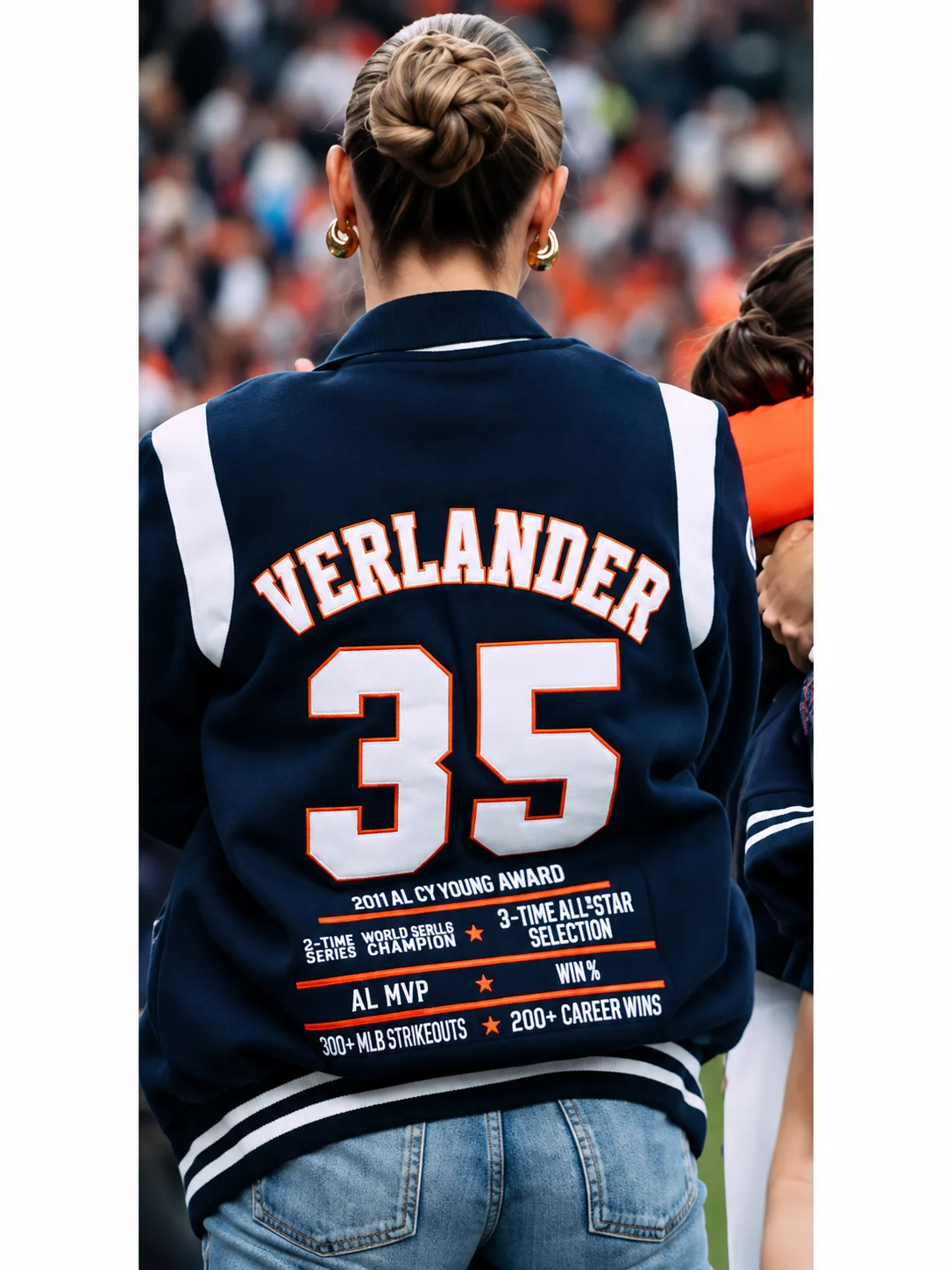 Kate Upton Detroit Tigers 2026 Blue Jacket