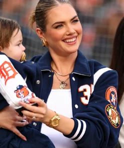 Kate Upton Detroit Tigers 2026 Blue Jacket