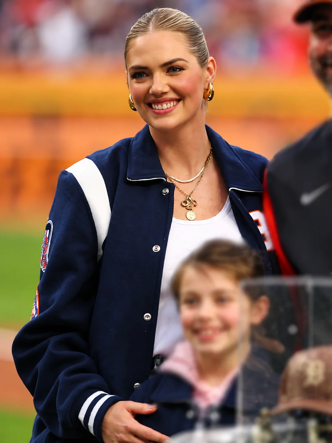 Kate Upton Detroit Tigers 2026 Blue Jacket