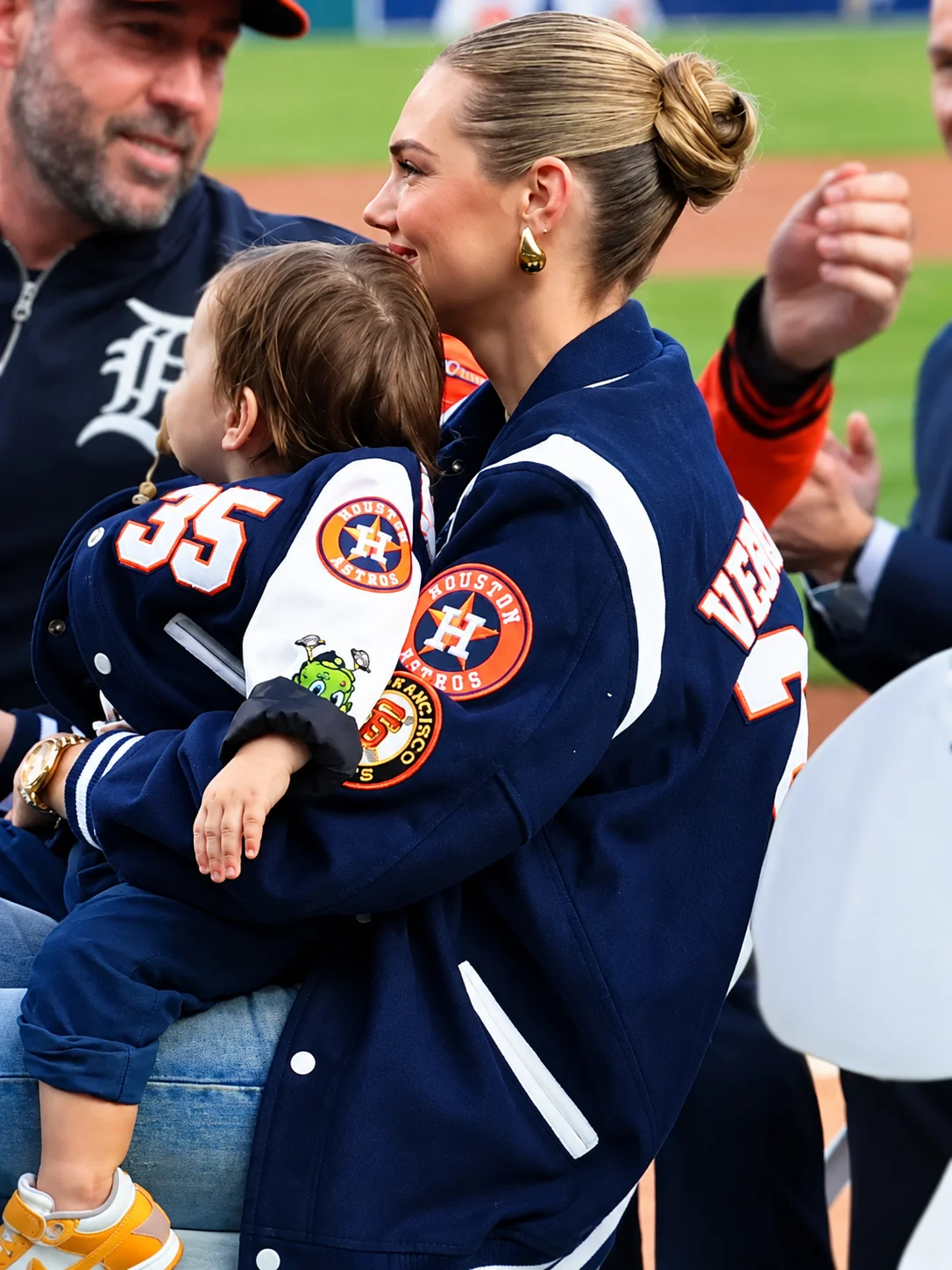 Kate Upton Detroit Tigers 2026 Blue Jacket