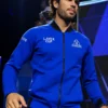 Laver Cup 2026 Carlos Alcaraz Blue Zip-Up Jacket