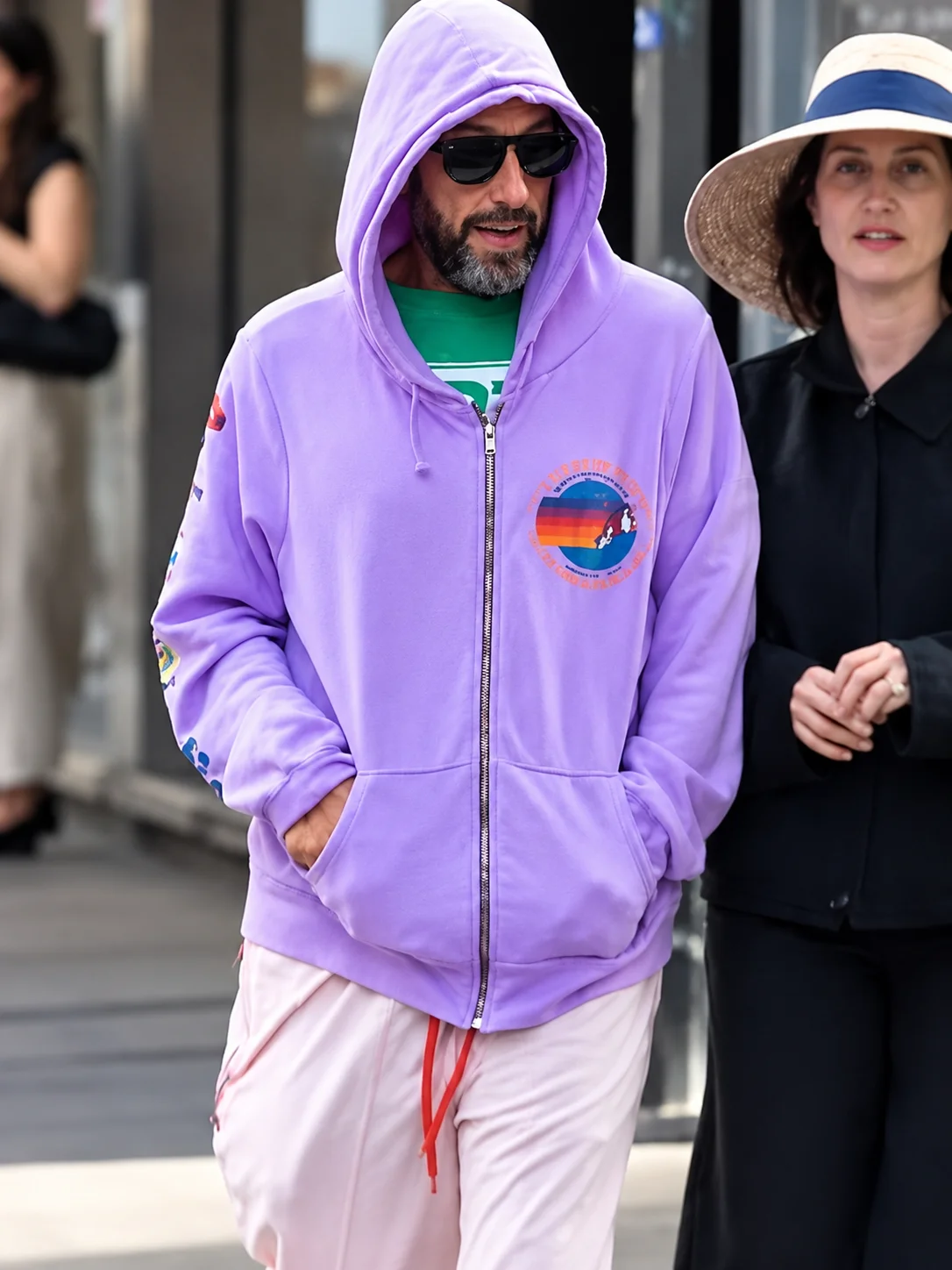 MFW SS27 Adam Sandler Purple Hoodie