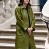 Only Murders in the Building S06 Selena Gomez Green Coat