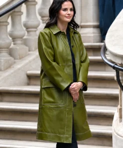 Only Murders in the Building S06 Selena Gomez Green Coat