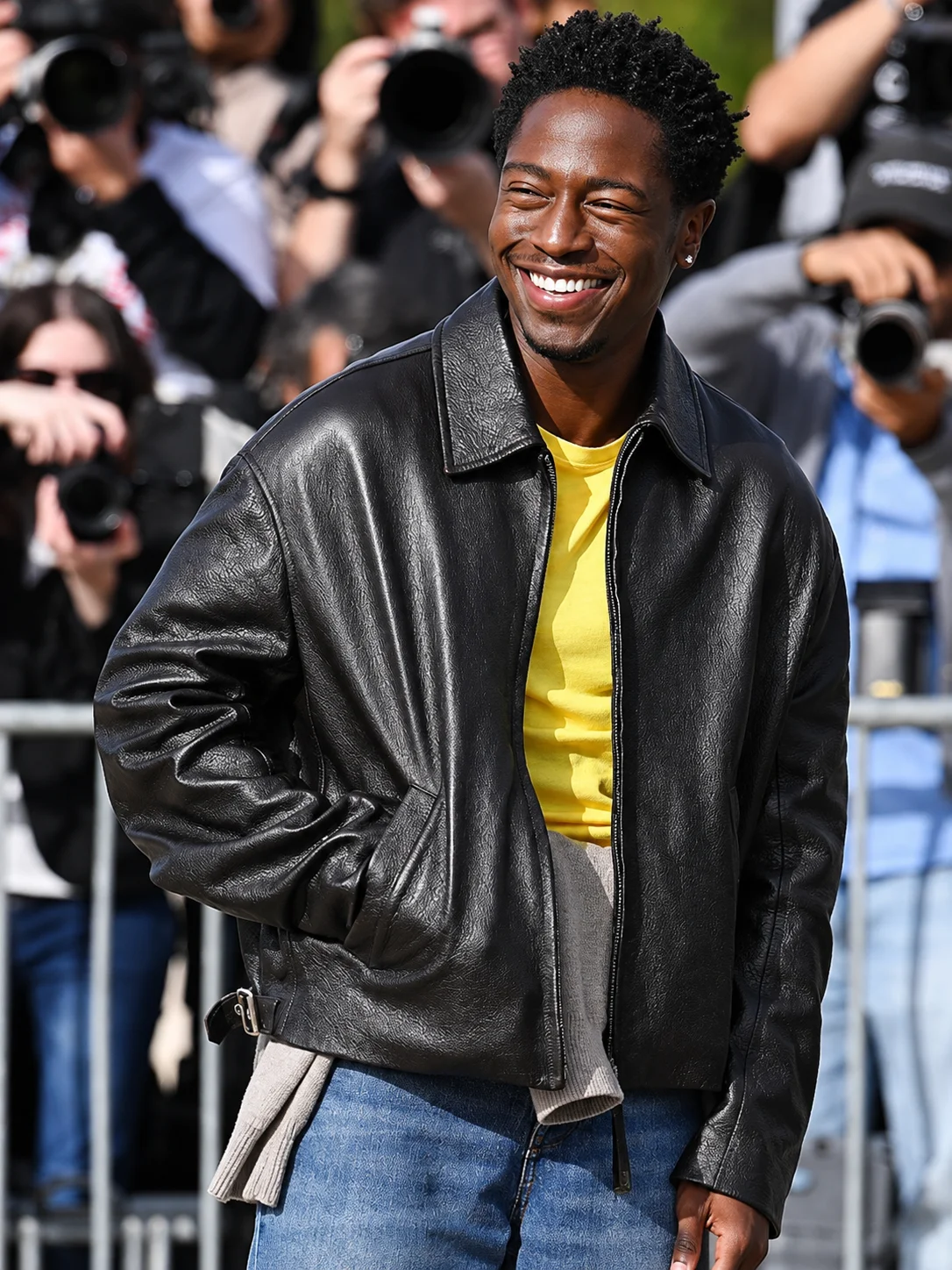 PFW David Jonsson Black Leather Jacket
