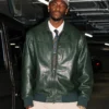Tammy Abraham Green Leather Jacket